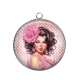 Pendentif Cabochon Argent - pin up