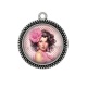 Pendentif Cabochon Argent - pin up