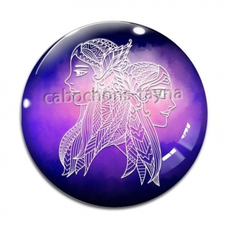 Cabochon Verre - signe astrologie