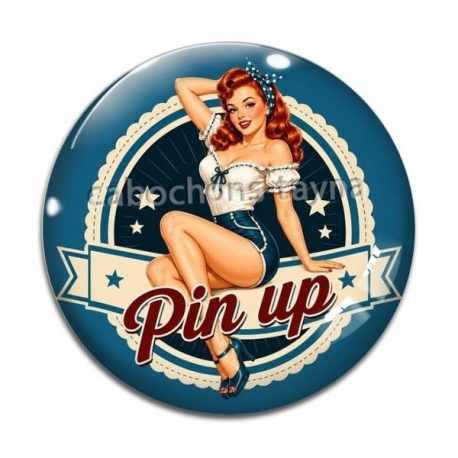 Cabochon Verre - pin up