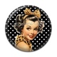 Cabochon Résine - pin up