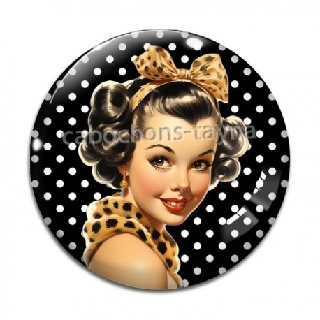 Cabochon Verre - pin up