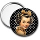 Miroir de poche - pin up