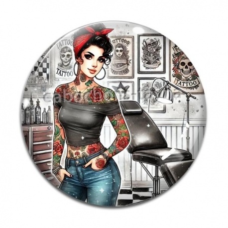 Cabochon Verre - pin up