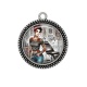 Pendentif Cabochon Argent - pin up
