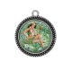 Pendentif Cabochon Argent - pin up
