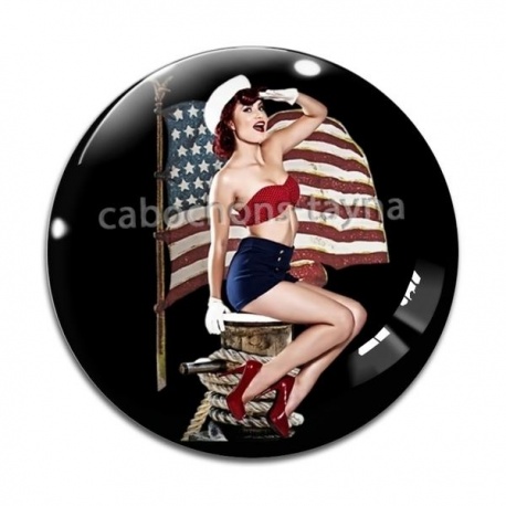 Cabochon Verre - pin up