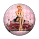 Cabochon Résine - pin up