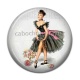 Cabochon Résine - pin up
