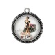 Pendentif Cabochon Argent - pin up
