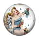 Cabochon Résine - pin up