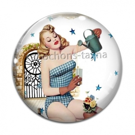 Cabochon Verre - pin up