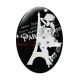 Cabochon Verre Ovale - pin up