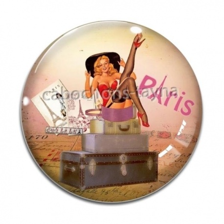 Cabochon Verre - pin up