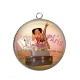 Pendentif Cabochon Argent - pin up