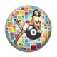 Cabochon Résine - pin up