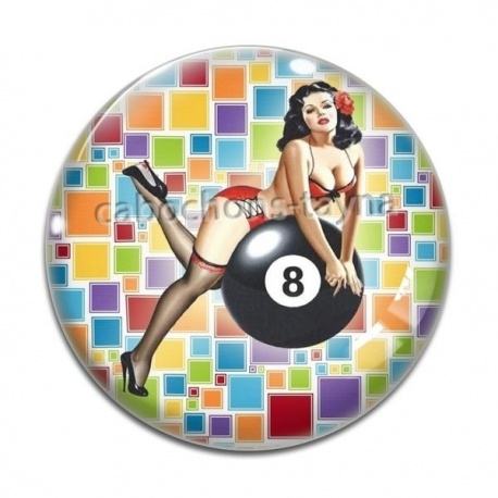 Cabochon Verre - pin up