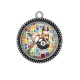 Pendentif Cabochon Argent - pin up