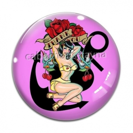 Cabochon Verre - pin up