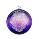 Pendentif Cabochon Argent - signe astrologie