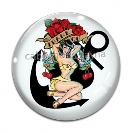 Cabochon Verre - pin up