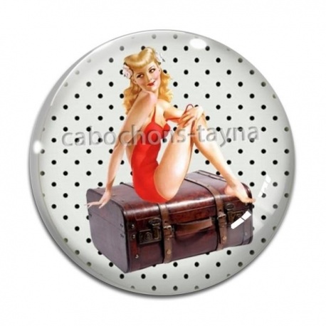 Cabochon Verre - pin up