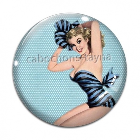 Cabochon Verre - pin up