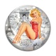 Cabochon Verre - pin up