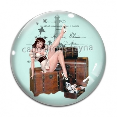 Cabochon Verre - pin up