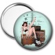 Miroir de poche - pin up