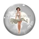 Cabochon Verre - pin up