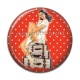 Cabochon Résine - pin up