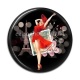 Cabochon Résine - pin up