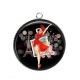 Pendentif Cabochon Argent - pin up