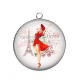Pendentif Cabochon Argent - pin up