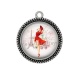 Pendentif Cabochon Argent - pin up