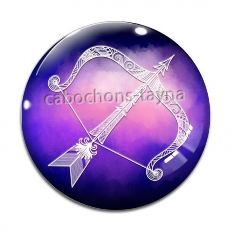 Cabochon Verre - signe astrologie