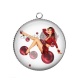 Pendentif Cabochon Argent - pin up