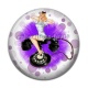 Cabochon Résine - pin up