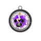Pendentif Cabochon Argent - pin up