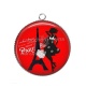 Pendentif Cabochon Argent - pin up