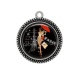 Pendentif Cabochon Argent - pin up