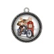 Pendentif Cabochon Argent - pin up