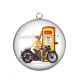 Pendentif Cabochon Argent - pin up