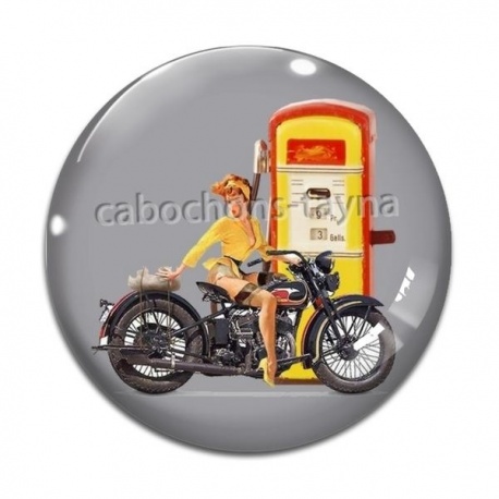 Cabochon Verre - pin up