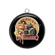 Pendentif Cabochon Argent - pin up