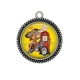 Pendentif Cabochon Argent - pin up