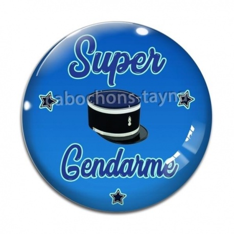 Cabochon Verre - super gendarme
