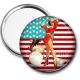Miroir de poche - pin up