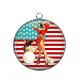 Pendentif Cabochon Argent - pin up